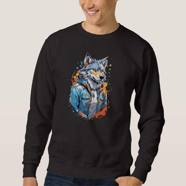 Camiseta de lobo (Frente)