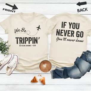 Camiseta de Localização Personalizada Viagem das M
