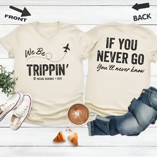 Camiseta de Localização Personalizada Viagem das M