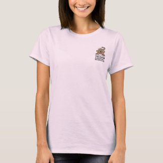 Camiseta de logotipo feminino