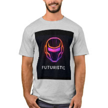 Camiseta de logotipo Fúturística Premium para sua