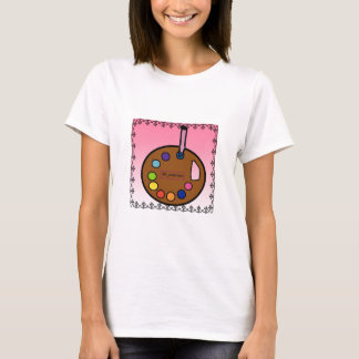 Camiseta de logotipo simples, de uso feminino