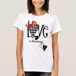 Camiseta de Longa Folha de Amor