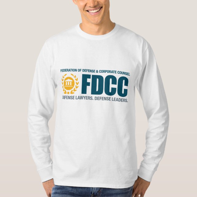 Camiseta de Longa Folha Masculina da FDCC (Frente)