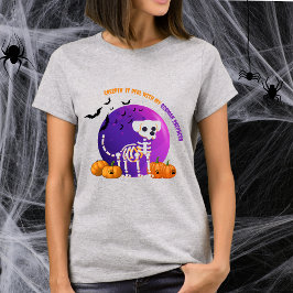 Camiseta de Lua Cheia de Halloween German shepherd