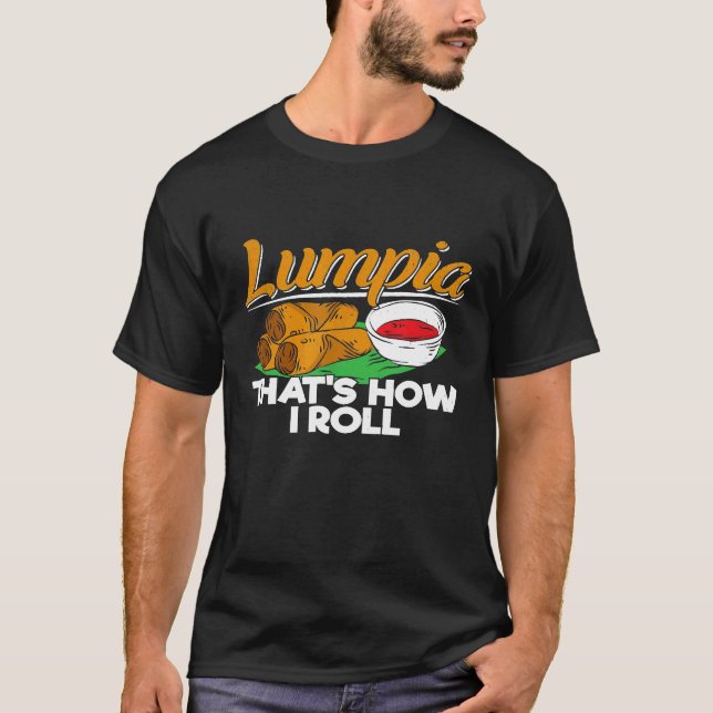 Camiseta de Lumpia Philippines Spring Roll T Filip (Frente)