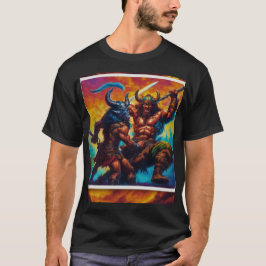Camiseta de Luta do Rei Bárbaro