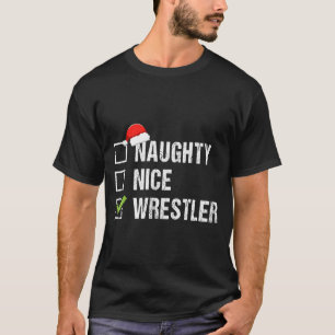 Camiseta de Luta Livre Malvado Bonito Natal