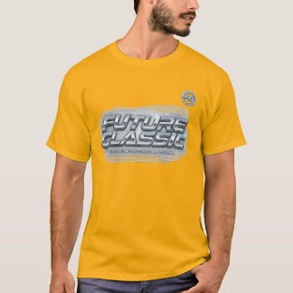 Camiseta de Luxo Clássico Futuro Y2K Chrome Street