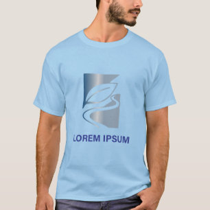 Camiseta de Luxo Moderna com Onda Metálica S