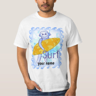 Camiseta de Macaco de Meia Surfista