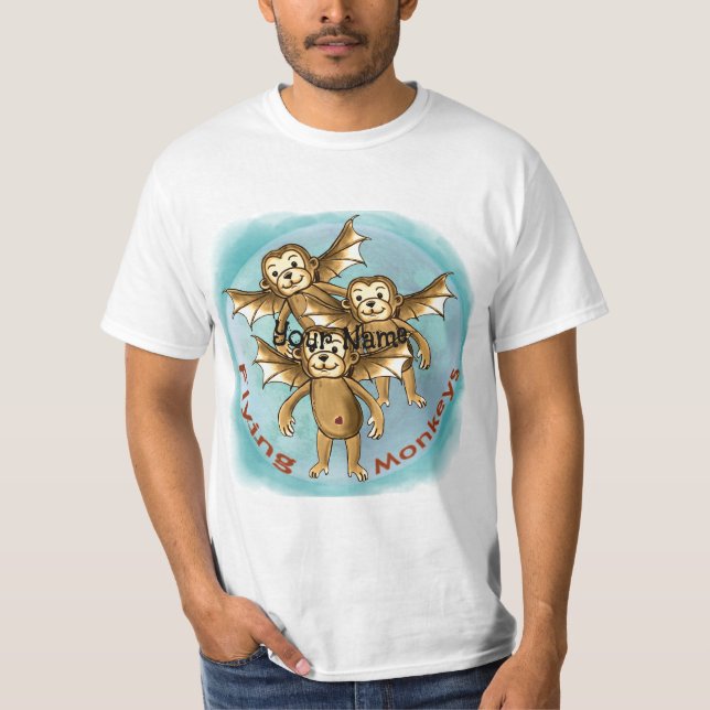Camiseta de Macacos Voadores (Frente)