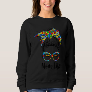 Camiseta de Mãe Consciente do Autismo Autista Life