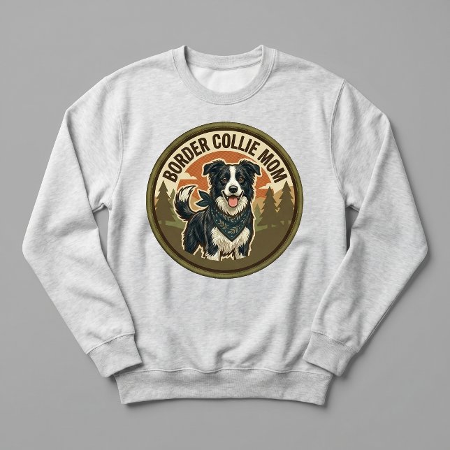 Camiseta de Mãe de Border Collie Presente para Ela (Criador carregado)