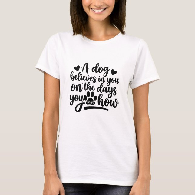 camiseta de mãe de cachorro (Frente)