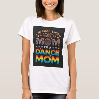 camiseta de mãe de dança fofa