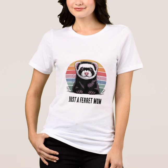 Camiseta de mãe de furão (Frente)