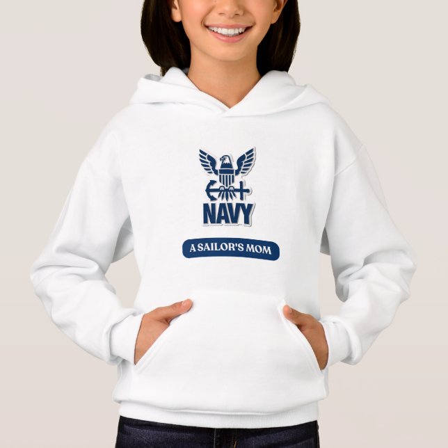 Camiseta de Mãe de Marinheiro da Marinha dos EUA – (Frente)