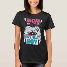 Camiseta de Mãe do Garoto de Aniversário de Jogos