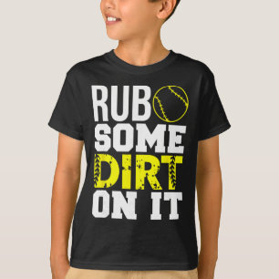 Camiseta de Mãe e Pai de Softbol Passe um Pouco de