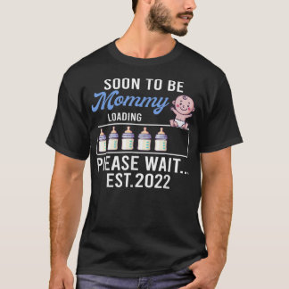Camiseta de Mãe Nova, Anúncio de Gravidez Divertid