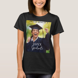 Camiseta de Mãe Orgulhosa para Foto de Formatura