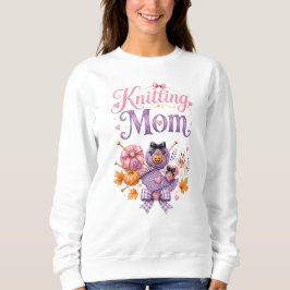 Camiseta de Mãe que Tricota no Halloween - Camiset