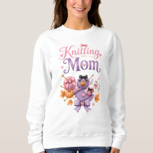 Camiseta de Mãe que Tricota no Halloween - Camiset