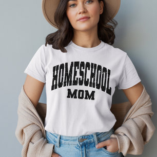 Camiseta de Mães da escola doméstica, de volta à e