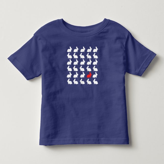 Camiseta de malha de 30 Coelhos para crianças (Frente)