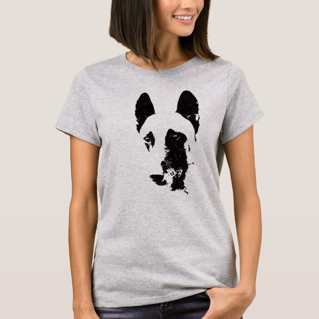 Camiseta de Malinois do belga (Frente)