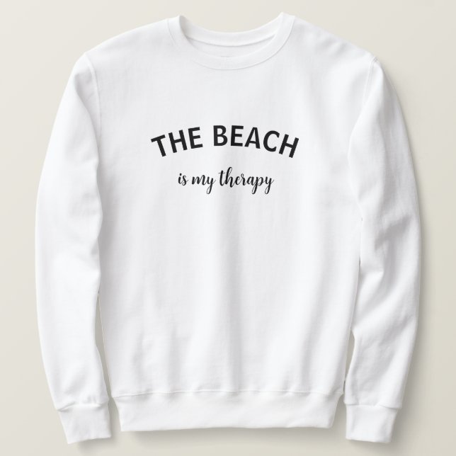 Camiseta de Manga Comprida Beach Therapy Summer Tr (Frente do Design)
