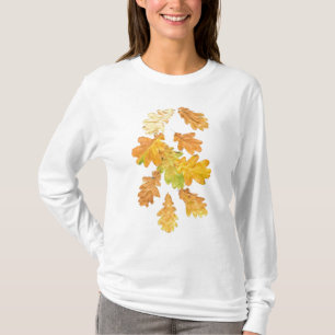 Camiseta de manga comprida das "Oak Leaves"