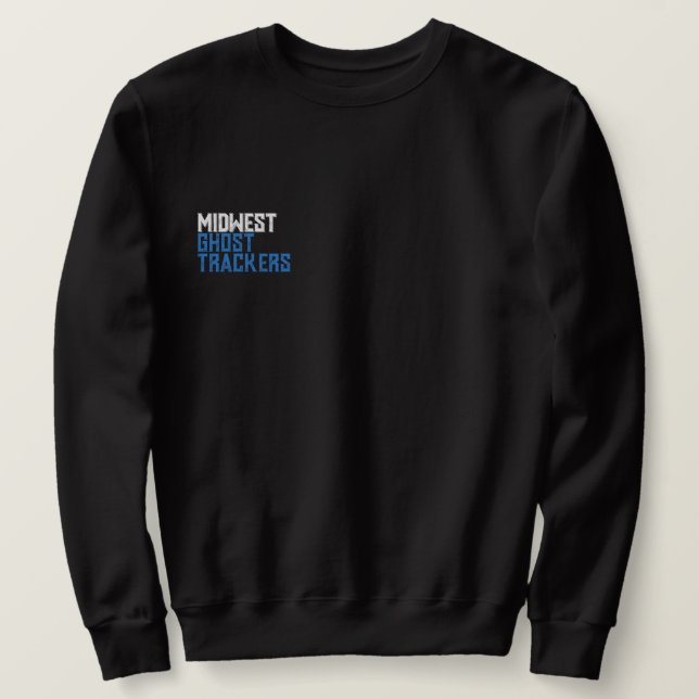 Camiseta de manga comprida Midwest Ghost Trackers (Frente do Design)