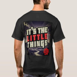 Camiseta de manga curta dupla face It's the Little