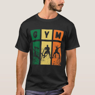 Camiseta de Manga Curta para Academia