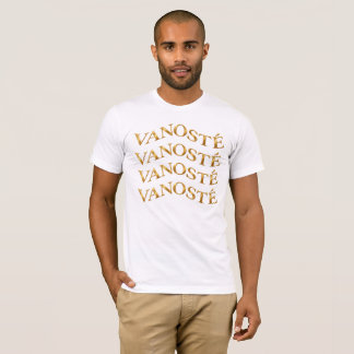 Camiseta de Manga Curta VANOSTÈ Logo – Tipografia