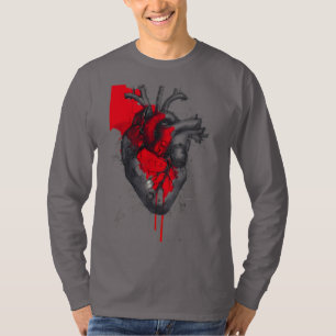 Camiseta de Manga Longa Anatomical Heart Trash Pol
