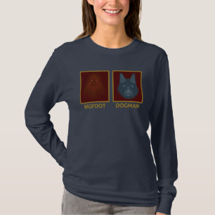 Camiseta de manga longa Bigfoot & Dogman