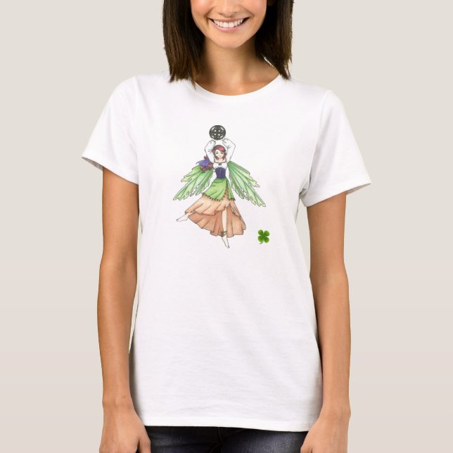 Camiseta de manga longa Celtic Faerie (Frente)