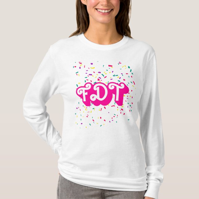 Camiseta de manga longa FDT (Frente)