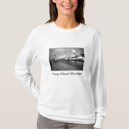 Camiseta de manga longa feminina Boardwalk at Nigh