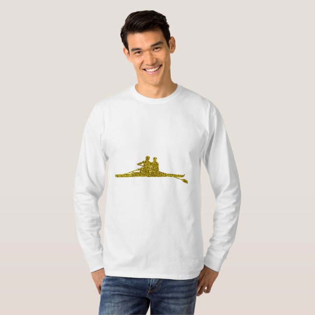 Camiseta de Manga Longa Golden Rowing (Frente Completa)