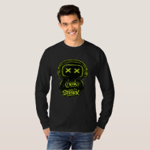 Camiseta de Manga Longa Gráfica para Gamer Neon Sk