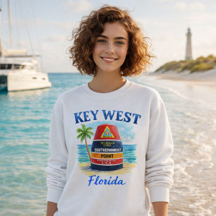 Camiseta de Manga Longa Ilha do Pôr do Sol Key Wes