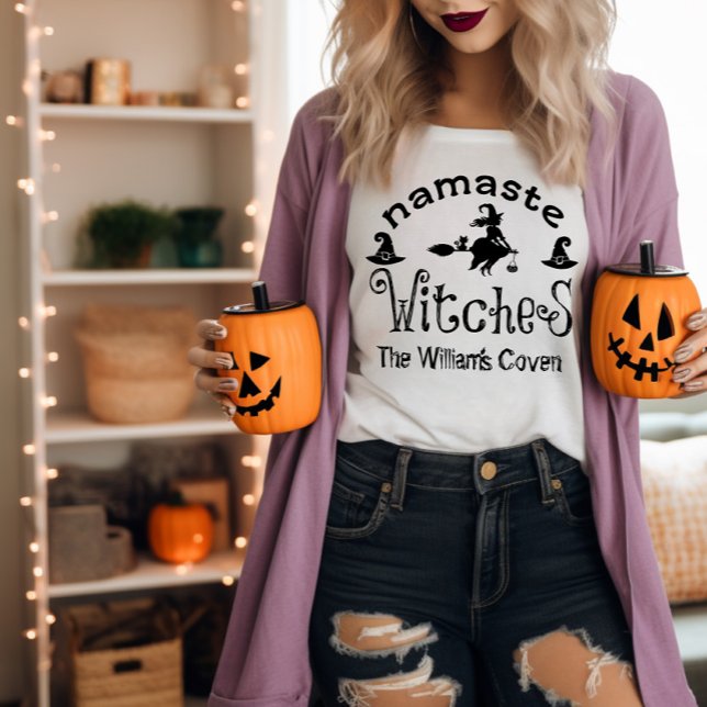 Camiseta de Manga Longa Namaste Witches (Criador carregado)