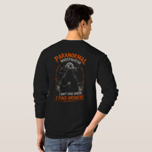 Camiseta de manga longa para investigador paranorm