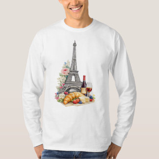 Camiseta de Manga Longa Paris França