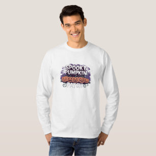 Camiseta de Manga Longa Spooky Pumpkin Patch Hallo