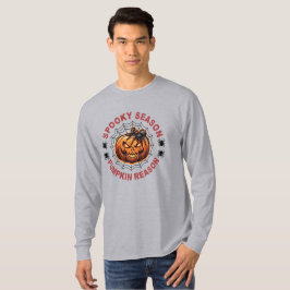 Camiseta de Manga Longa Spooky Season Pumpkin Reas